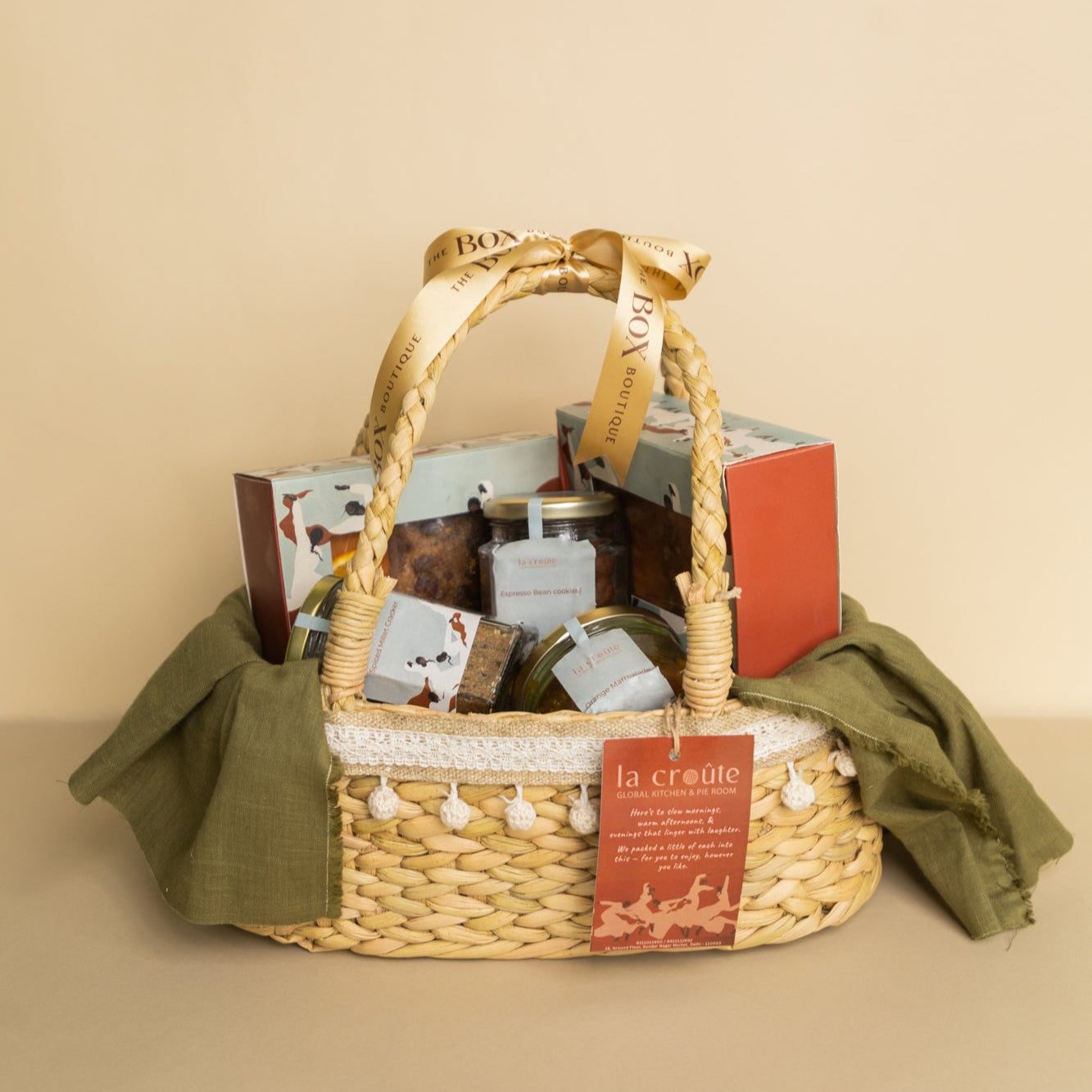 Gluten Free Grace Basket - The Box Boutique - Gift Hampers - Gift Box - Corporate Gift Hampers - Wedding Hampers - Wedding Gifts - Customized Gifts