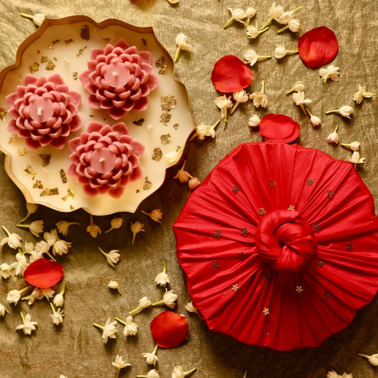 Sahej - Candle with Wrap