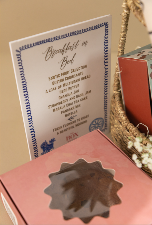 The Breakfast in Bed Morning Hamper - The Box Boutique - Gift Hampers - Gift Box - Corporate Gift Hampers - Wedding Hampers - Wedding Gifts - Customized Gifts